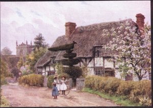 1912年にDent＆Sons Limitedが発行したThe Cottages and the Village Life of Rural Englandのノートン、Nr Evesham、ウスター